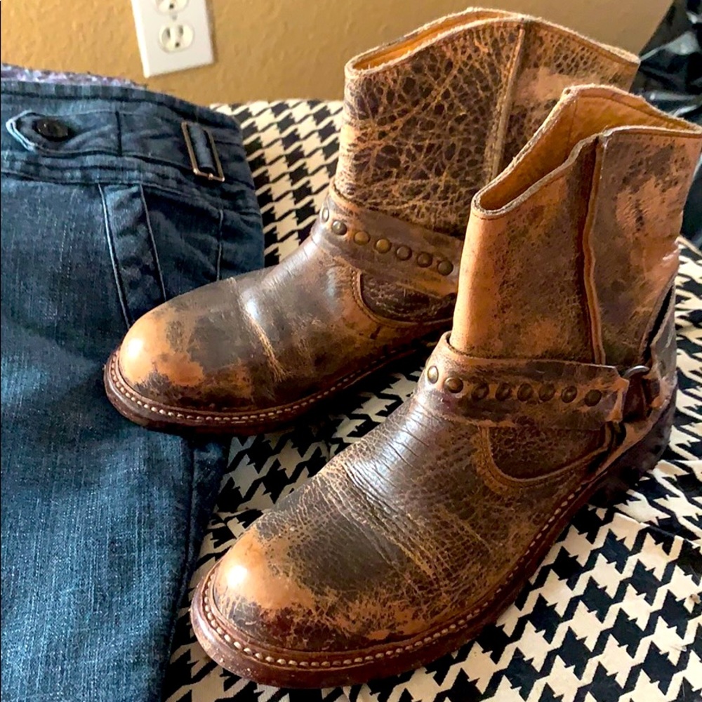 Bed Stu distressed boots, only wore them once.